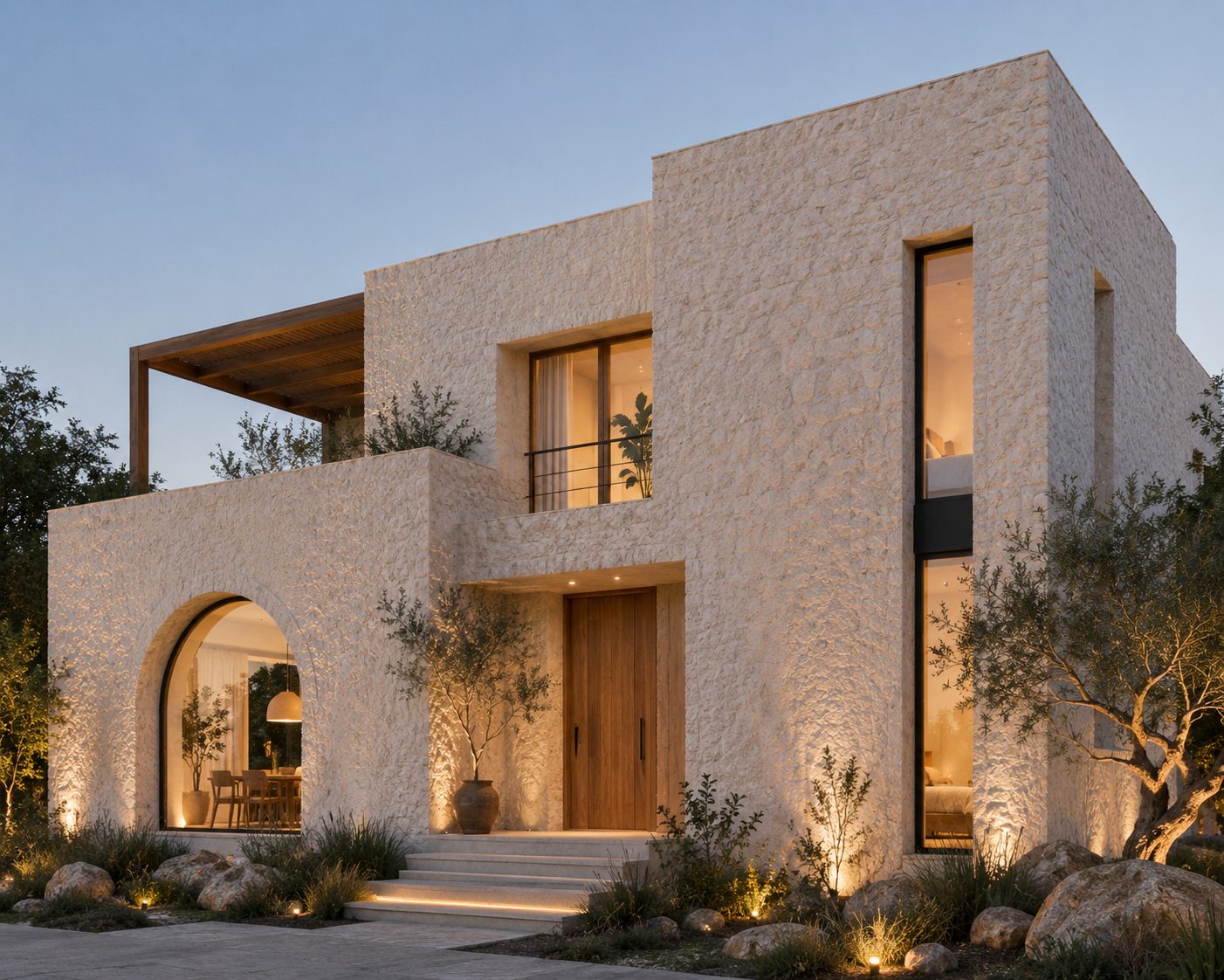 Natural Stone Texture UHPC Facade